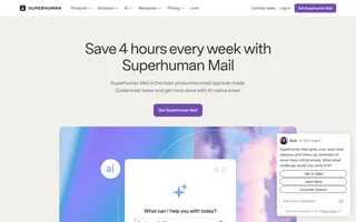 Superhuman Mail Homepage