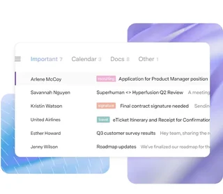Split Inbox Organization