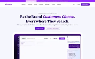 Uberall Homepage