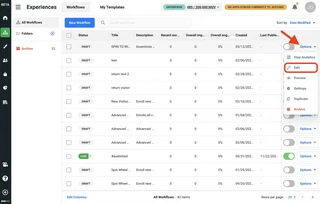Workflow List