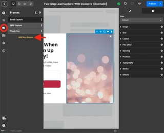 Multi Step Design Frames