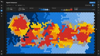 Falcon Agent Instances Dashboard
