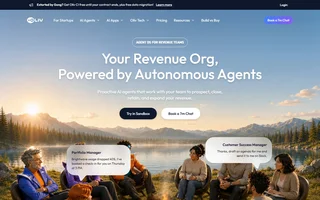 Oliv Ai Homepage With Agent Message Cards