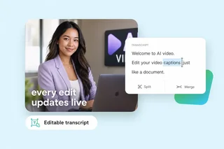 Caption Editing In An Editable Transcript