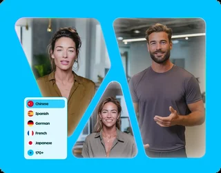 Avatar Video With A Language Picker For Dubbing