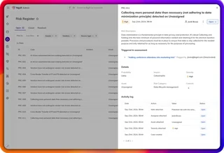 Risk Register Case With Activity Log