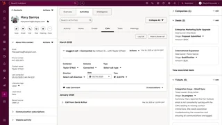 Help Desk Contact View