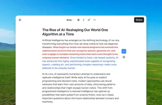 Rewrite Tools With Revision Marks
