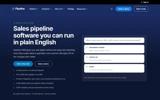 Pipeline Crm Homepage With A Copilot Automation