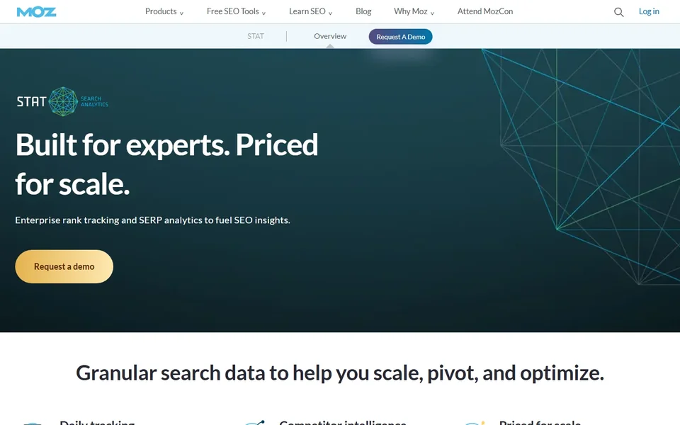 Stat Search Analytics Homepage