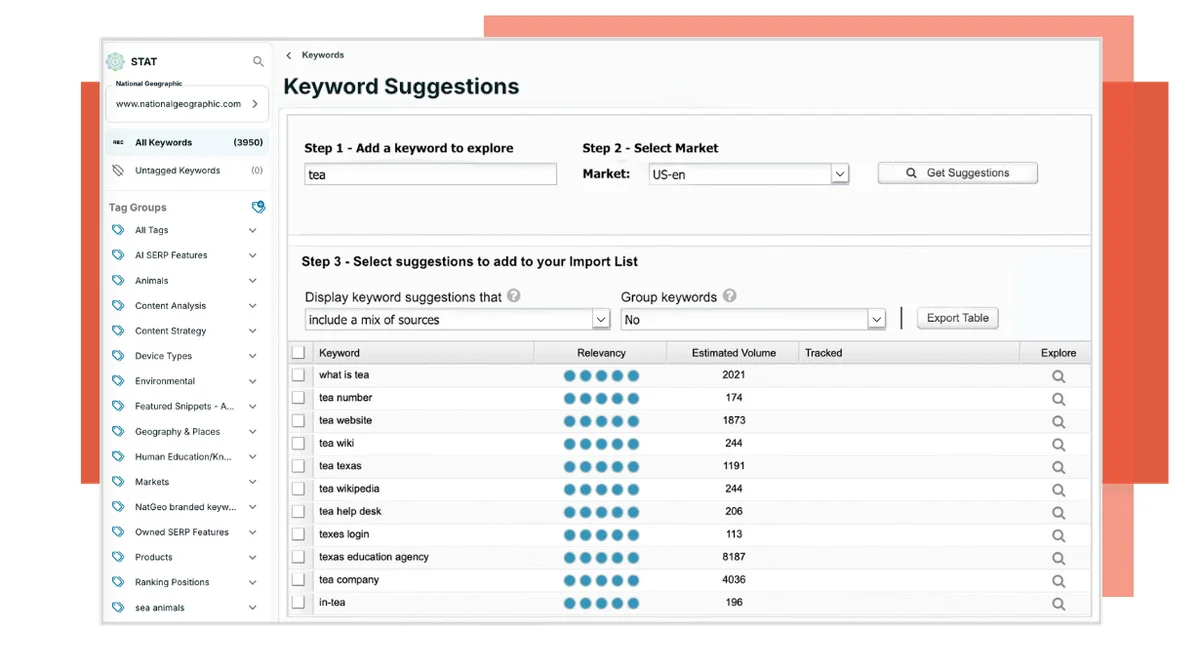 Keyword Suggestions Tool