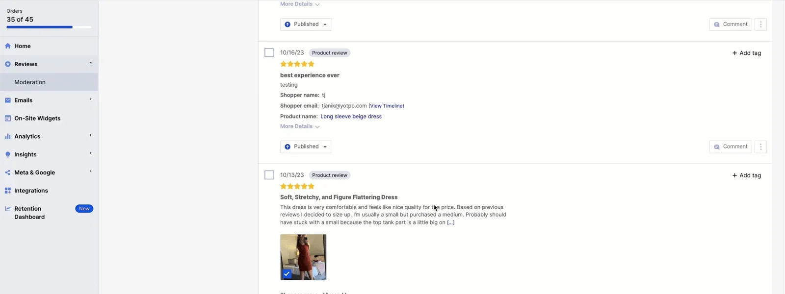 Review Moderation With Photo