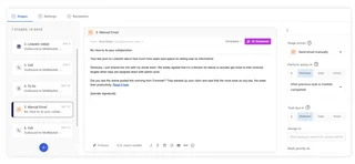 Email Sequence Builder With Stages