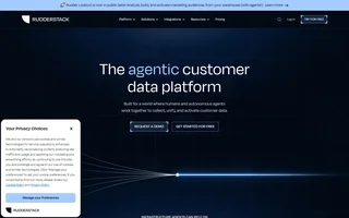 Rudderstack Homepage