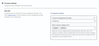 Consent Settings