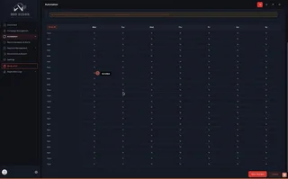 Dayparting Schedule Grid