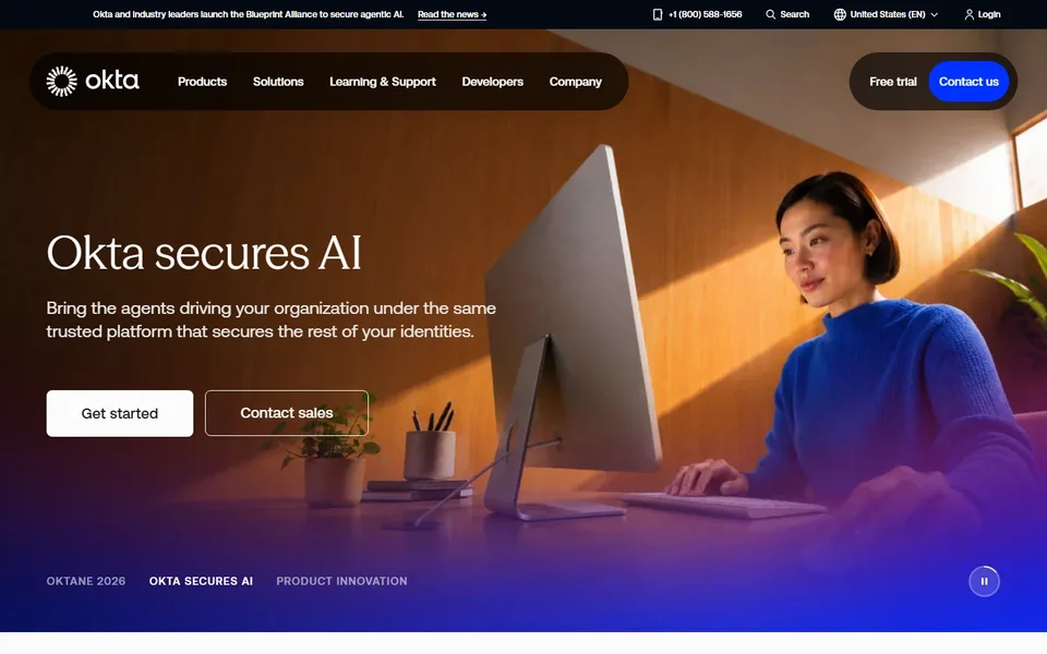 Okta Homepage