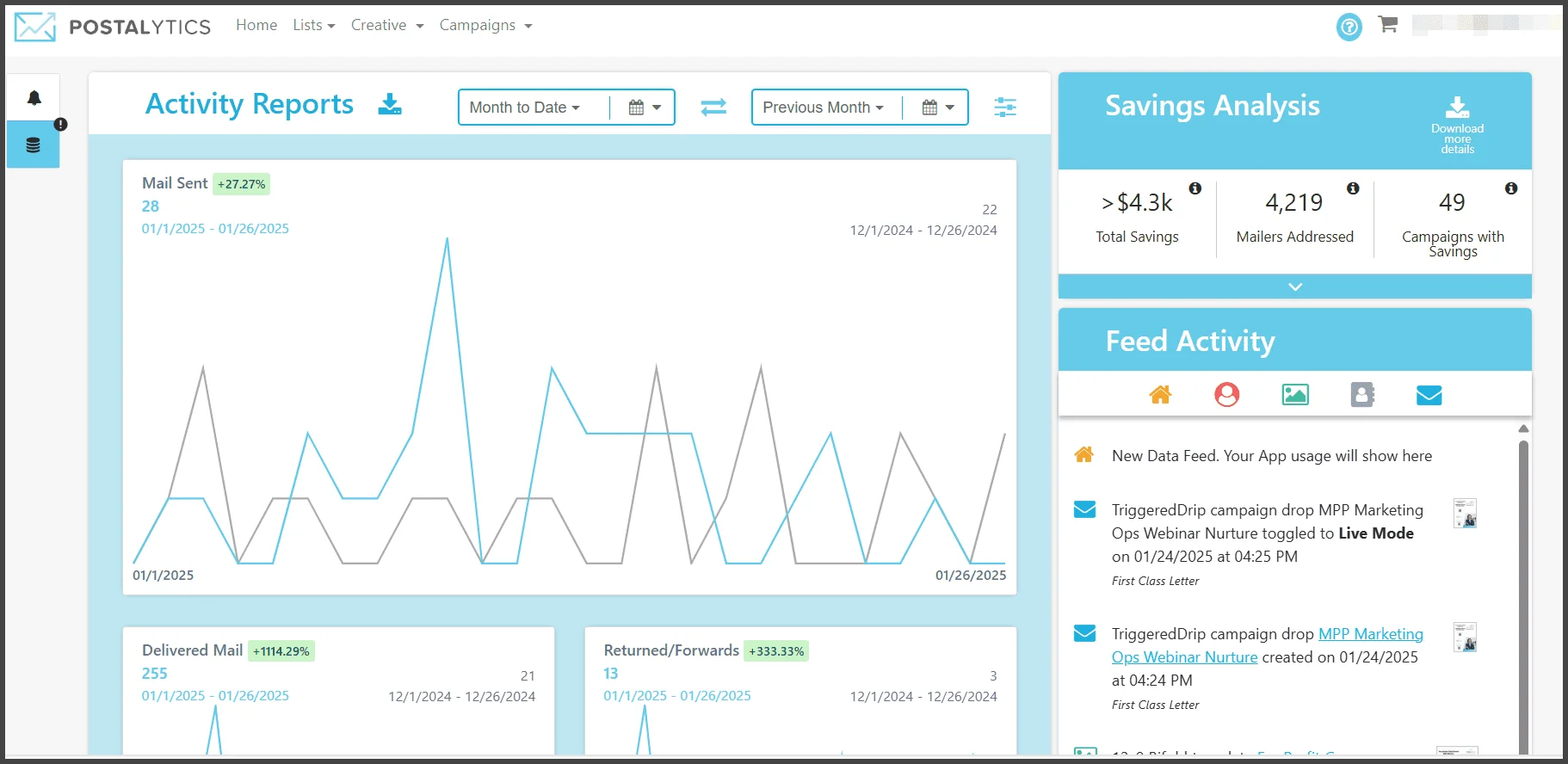 Home Dashboard