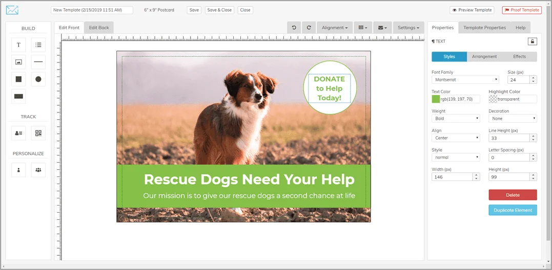 Direct Mail Designer