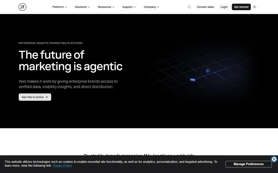Yext Homepage