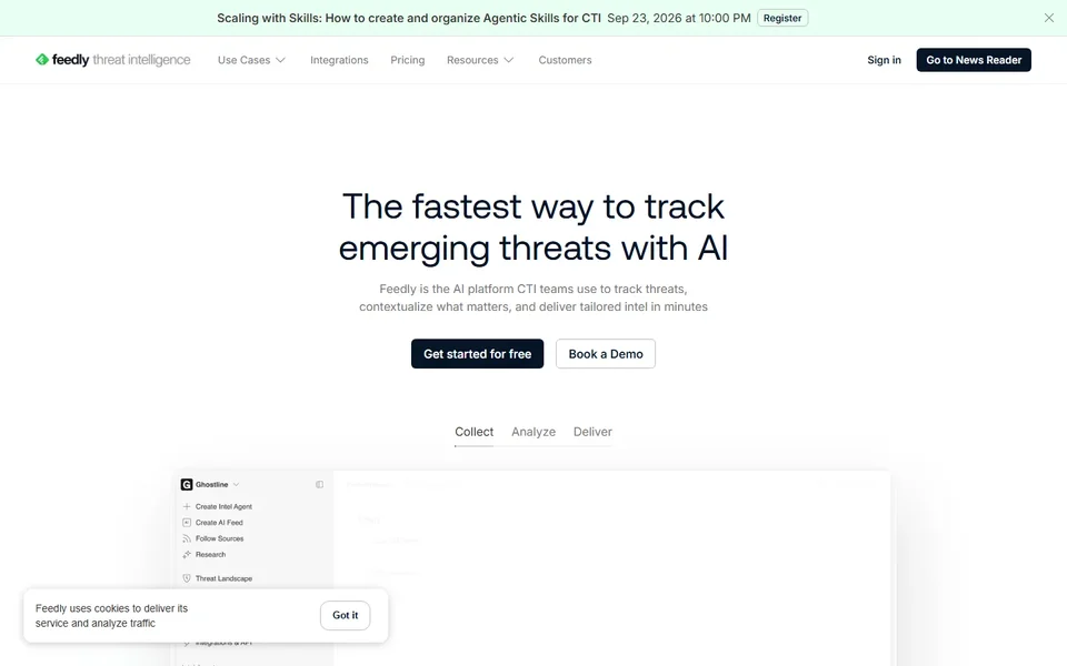 Feedly Homepage