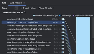 Build Analyzer Task Timing View