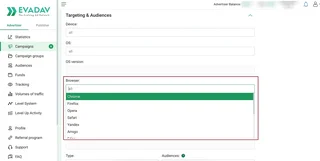 Campaign Targeting And Audiences Form