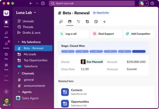 Salesforce Opportunity Channel In Slack