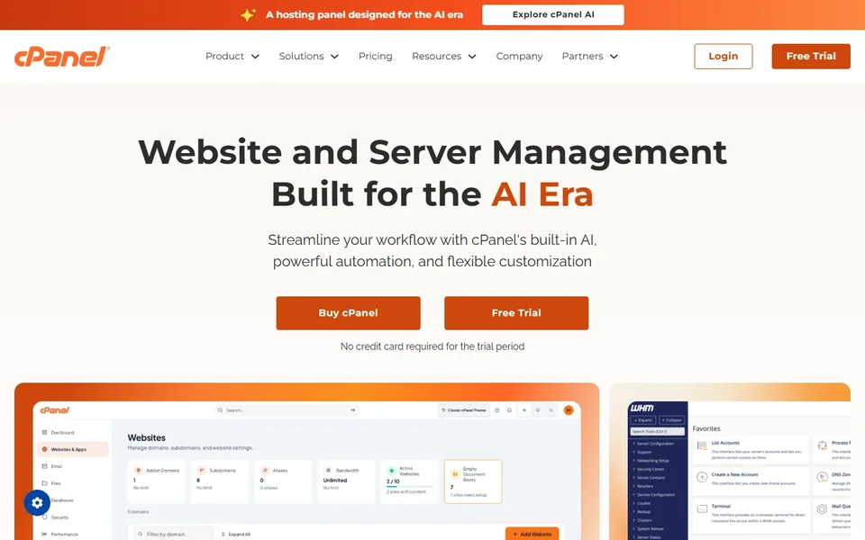 Cpanel Homepage