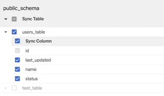 Column Selection And Exclusion