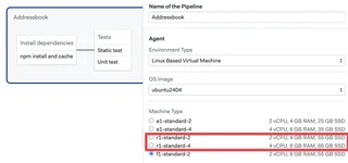 Pipeline Agent Machine Settings