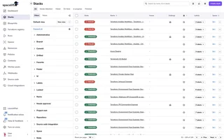 Stacks List With Filters