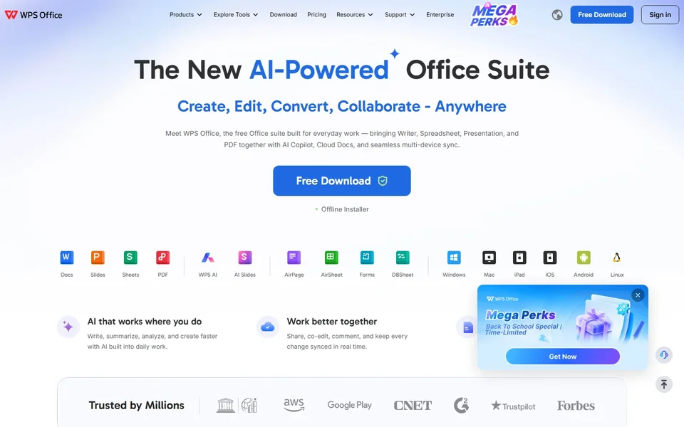 Wps Office Homepage