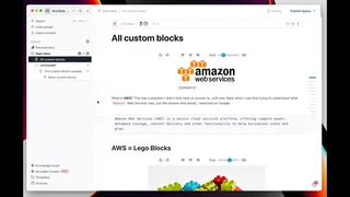 Archbee Editor With Custom Blocks