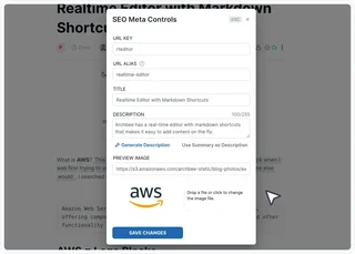 Seo Meta Controls Dialog