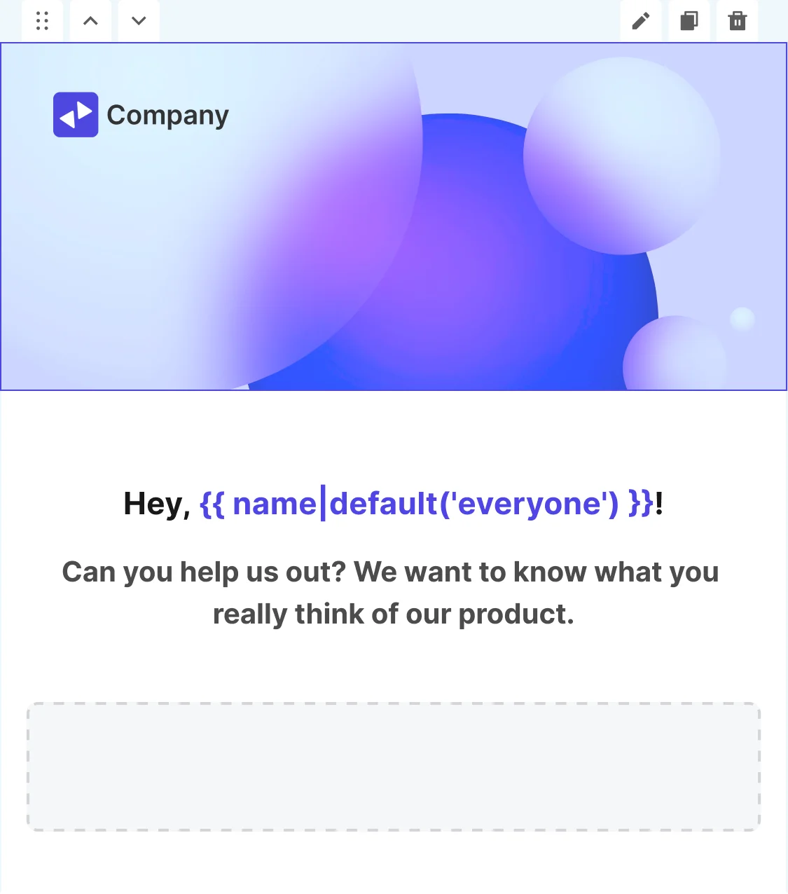 Drag And Drop Template Editor