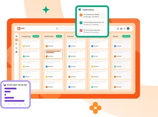 Crm Pipeline With Deals And Tickets