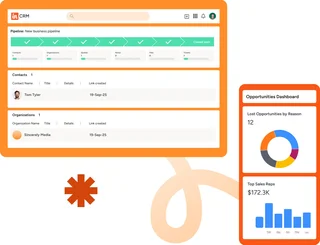 Crm Interface And Opportunities Dashboard