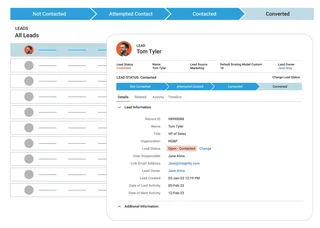 Lead Management With Pipeline Stages