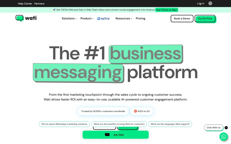 Wati Homepage