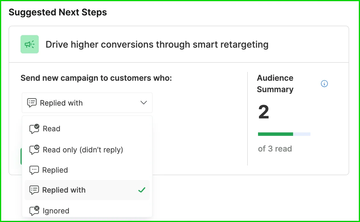 Retarget By Read Status