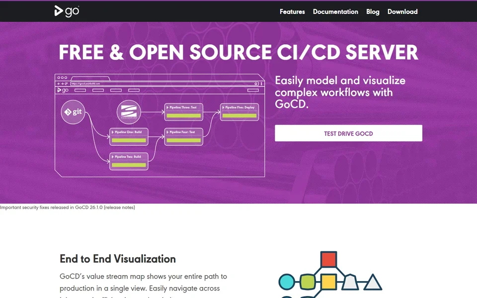 Gocd Homepage With Pipeline Demo