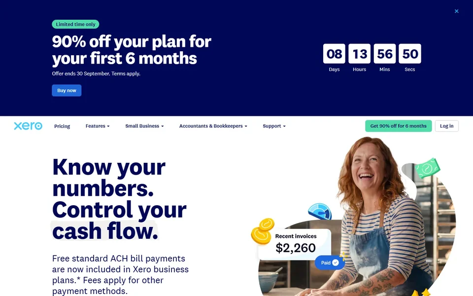 Xero Homepage