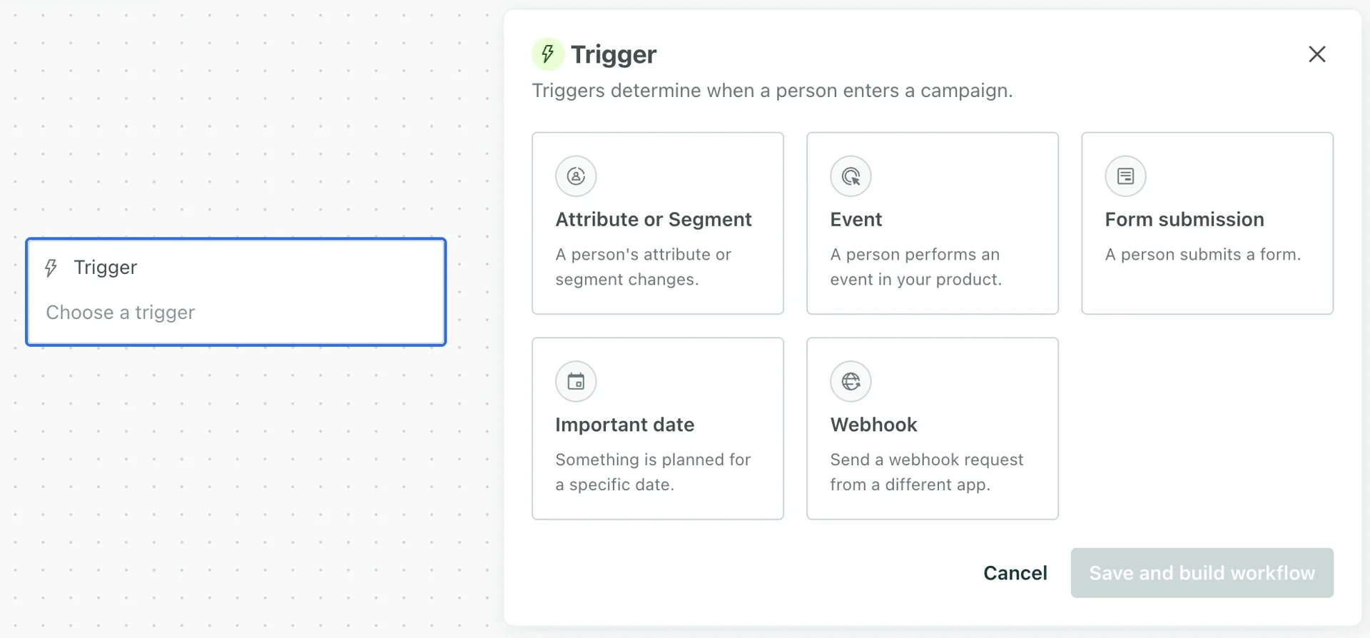 Automation Trigger Picker