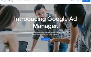 Google Ad Manager Homepage