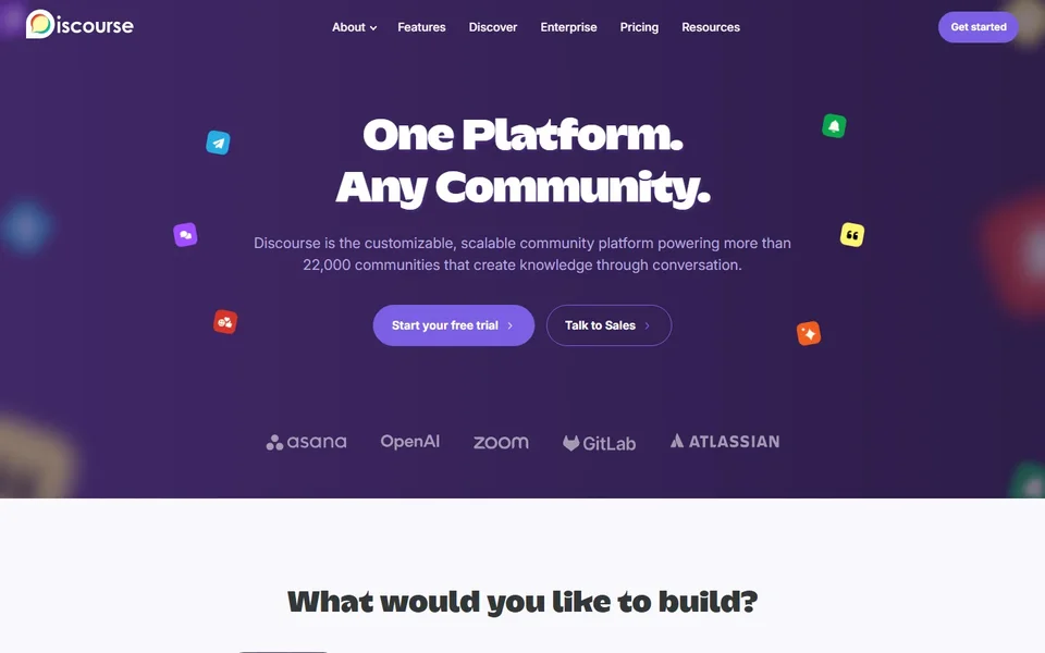 Discourse Homepage
