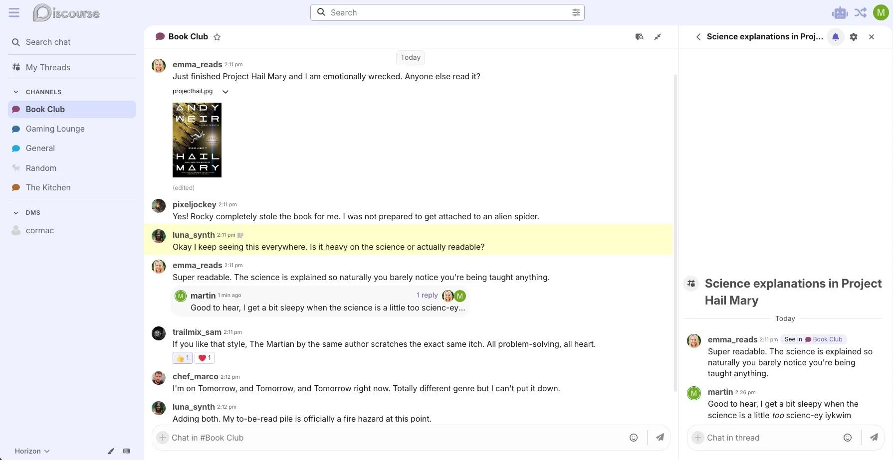 Chat Channel