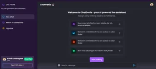 Chatgenie Chat Assistant With Task Suggestions