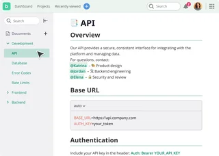 Backlog Wiki Page With Document Tree