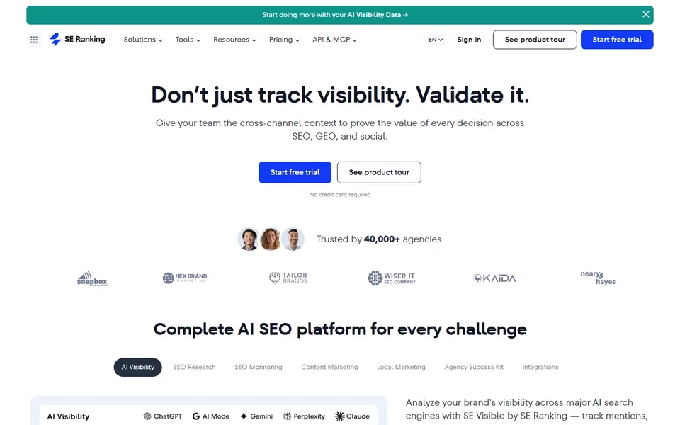 Se Ranking Homepage